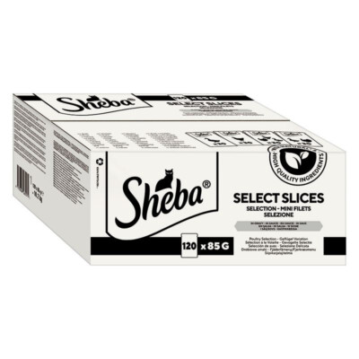 Sheba Multipack Katze Portionsbeutel Katzenfutter Nassfutter 120 x 85 g
