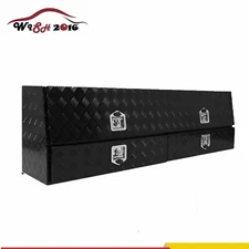 72"X21"X13.5"  Pickup Truck Bed Aluminum Tool Box Trailer Organizer Tool Box