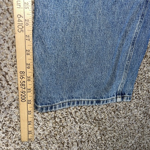 Tommy Hilfiger Vintage Jeans Mens 38x34 (38x32.5) Carpenter Baggy Loose Skater - Picture 11 of 19