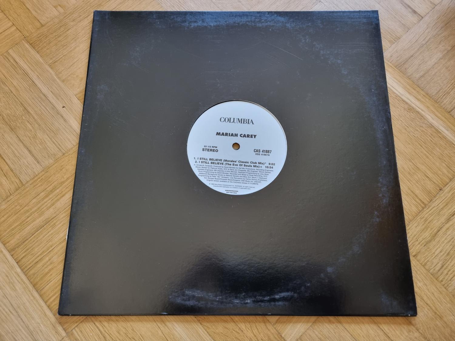 Mariah Carey - I still believe 12'' Disco Vinyl US PROMO