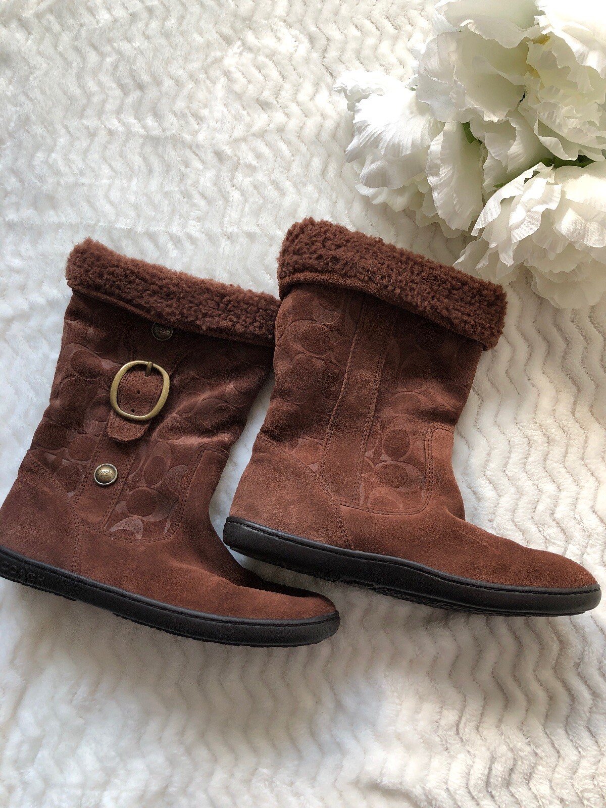 Coach Meyer Signature C Winter Boots 