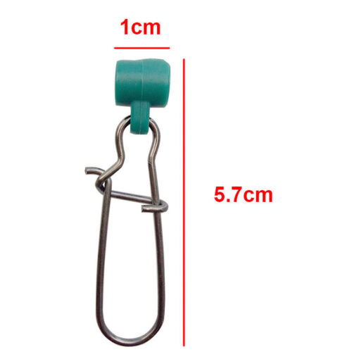 40 Angelschnur Sinker Rutsche drehbar hochfest Sinker Schieberegler Snap Clip Tackle - Bild 18 von 33