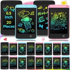 20 Pcs LCD Writing Tablet for Kids 6.5 Inch Colorful Doodle Board LCD Writing...