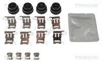 ZubehöRsatz Scheibenbremsbelag Triscan 8105 131657 FüR Toyota RAV 5 VAN Bz4X AWD