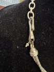 Vintage Monet Shiny Silver Necklace with Rhinestone Earrings and Ring — photo 6