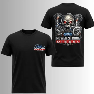 Ford Power Stroke Diesel Turbo Skull T-Shirt