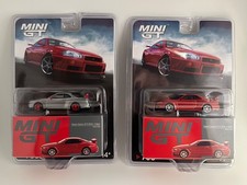 Mini GT 1:64 Nissan Skyline GT-R (R34) V-Spec  Active Red +CHASE!