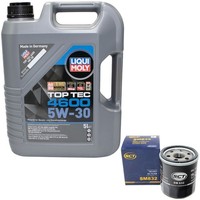 MotoröL Set Liqui Moly 5W-30 5 Liter + ÖLfilter FüR Renault Clio II 1.2 16V BB