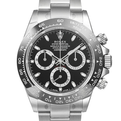 ROLEX Daytona 116500LN Black Case Size 40mm x 40mm Men's Used Watch #63616