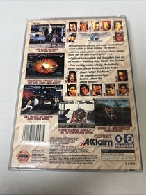 Street Fighter: The Movie (Sega Saturn, 1995) Complete w/ Manual & Registration