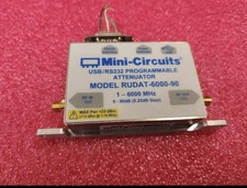 Mini-Circuits RUDAT-6000-90 1-6000MHz 0-90dB (0.25 Step) USB/RS232 Attenuator