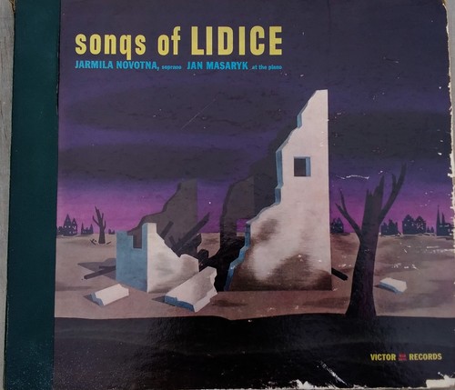 Songs of Lidice 78rpm 12-inch Set Victor Records #M-936 Czech Folk Songs