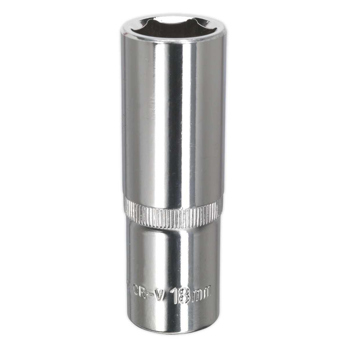WallDrive® Socket 18mm Deep 1/2""Sq Drive Fully Polished