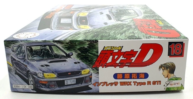 Fujimi 1/24 Scale Unbuilt Kit 183664 - Initial D Subaru Impreza WRX Type R STi - Image 2 of 4