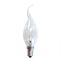 SPL GlüHbirne C35 Kerze Windstoß 25W E14 Klar GlüHlampe Warmweiß Dimmbar Licht