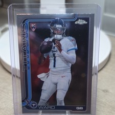 Topps Chrome/Donruss Tennessee Titans Rookie Card Lot 2025 - Cam Ward 3 Cards