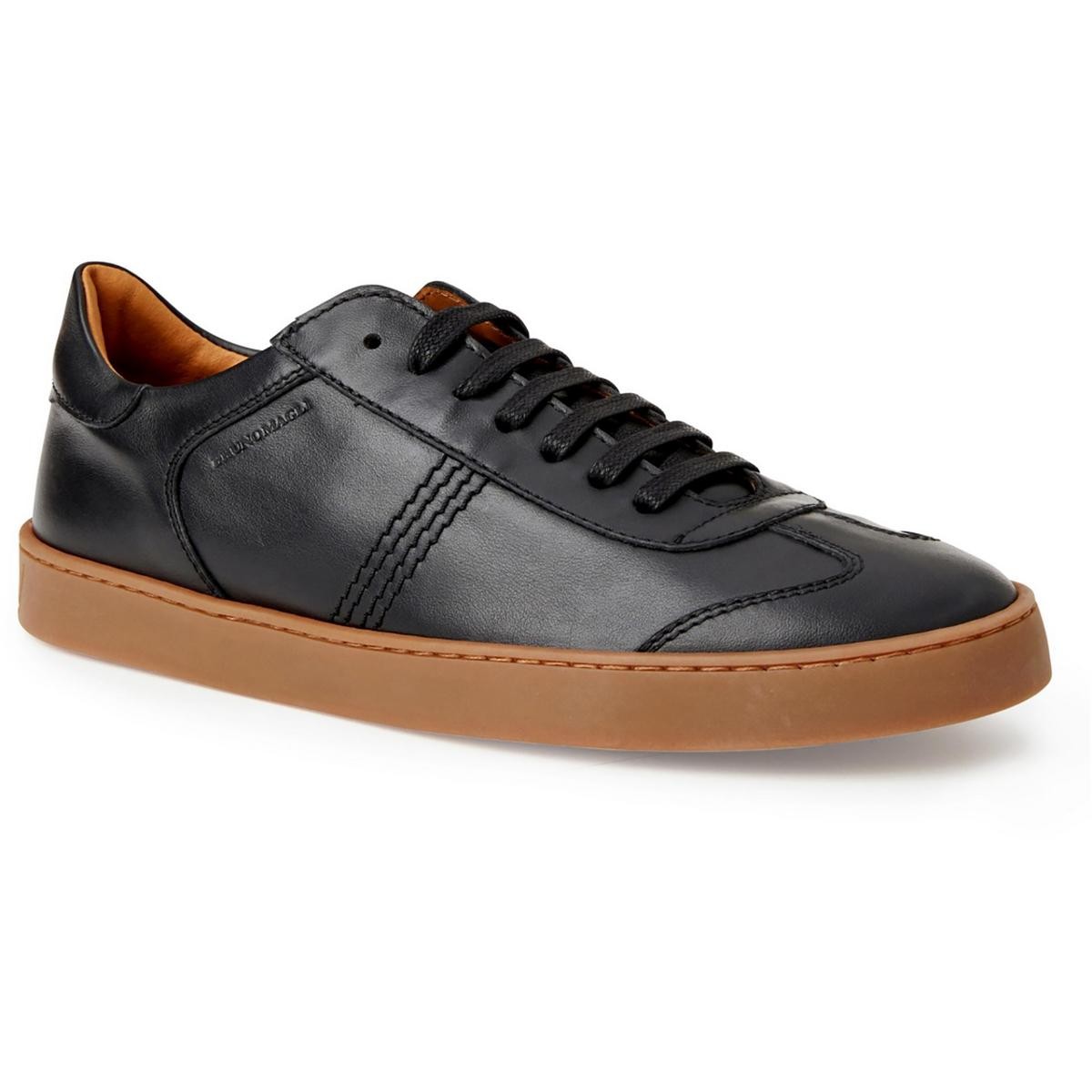 Повседневные и модные кроссовки Bruno Magli Mens Bono черные 105 Medium D 7157 40190₽