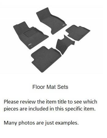 3D MAXpider KAGU Floor Liner Mats BLACK 2 Rows for FERRARI ROMA 2021 - 2024