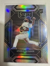2022 Panini Select - Diamond Level Andre Jackson #206 Holo Silver Prizm (RC)