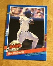Leaf 1990 Highlights Bo Jackson 4 Consecutive HRs BC-10 Royals MLB Baseball Card