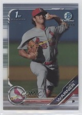 2019 Bowman Chrome Prospects Refractor 416/499 Austin Warner #BCP-177 0l2