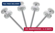 4Pcs Universal Baby Gate Threaded Spindle Rod, M8 8mm Replacement Bolt Part fo
