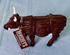 2005 Cow Parade Miss Udder Lee DeLishiss Hersheys Chocolate Bar Bull