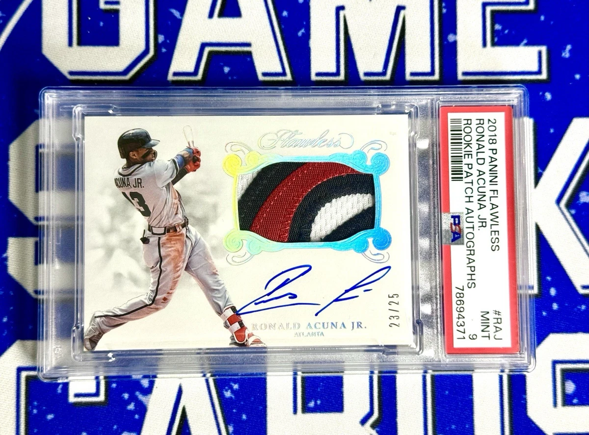 2018 Panini Flawless - Ronald Acuña Jr. #RPA-RAJ for sale | eBay