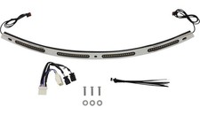 Custom Dynamics CD-WT2-SEQ-05-C Windshield Trim with LED Turn Signals - Chrome -