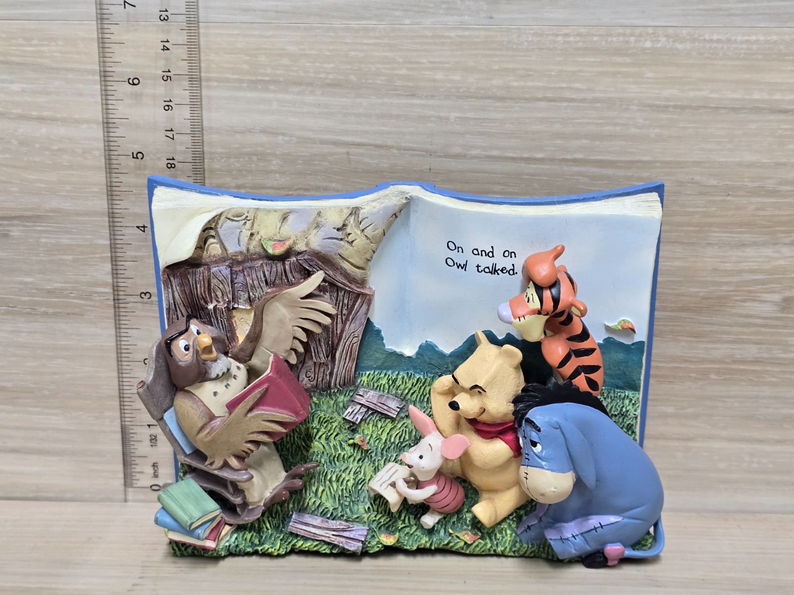 Set of 5 Winnie the Pooh Numbered Bradford Exchange "Book"  Wall Hangers