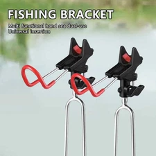 Fishing Pole Holders for Ground High-Strength Material U-shape Stable Rod Rack