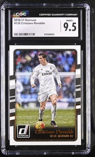 Cristiano Ronaldo 2016 Panini Donruss #138 Real Madrid CGC MINT+ 9,5 **Menge**