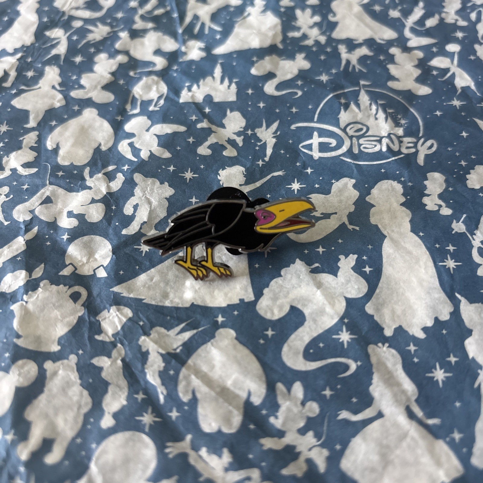Maleficent Diablo Crow Disney Pin