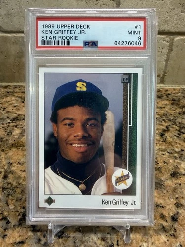 Ken Griffey Jr. Rookie Card 1989 Upper Deck #1 PSA 9