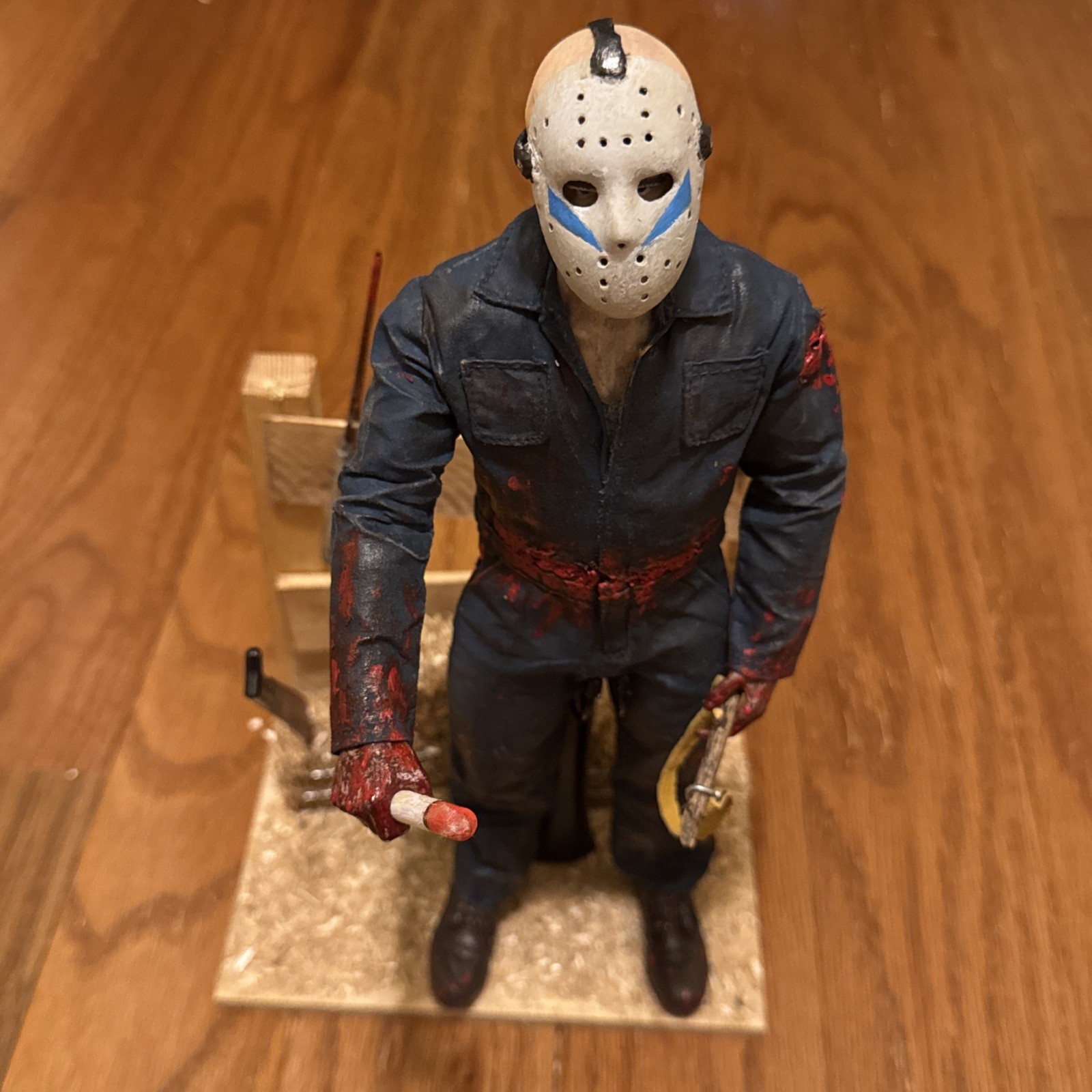 Custom 1/6 Roy Burns Friday the 13th A New Beginning Jason Voorhees Figure