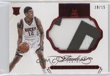 2014-15 Panini Flawless Rookie Patch Ruby 10/15 Jabari Parker #RP-JP Patch h8k