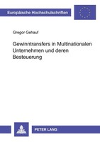 Gewinntransfers In Multinationalen Unternehmen Und Deren Besteuerung Gregor Geha