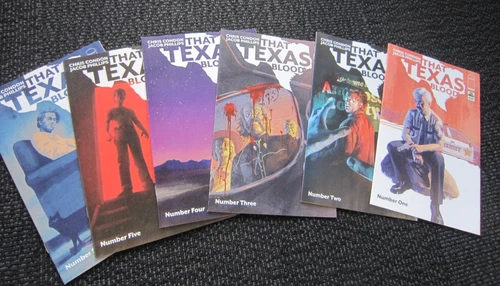 That Texas Blood comic lot #1 to 6, NM+ with variant