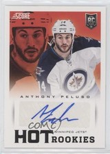 2013-14 Score Hot Rookies Signatures Anthony Peluso #602 Auto 4p5
