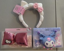 Creme Shop x Hello Kitty Kuromi Spa Headbands 3PACK 1 of each as shown