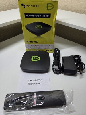 Hey Google 4K Ultra HD Set-top Box Android Tv / itv HDR New In Box