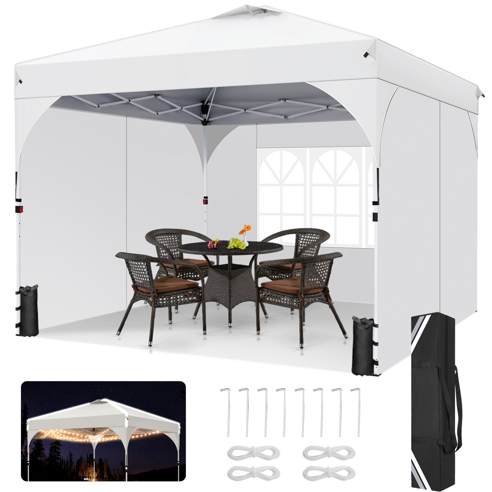 Party Tent Folding Waterproof Gazebo Heavy Duty#