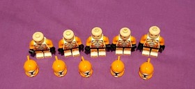 Lego Star Wars Clone Trooper Minifigure Lot of 5 Bomb Squad Phase 1 Army Builder