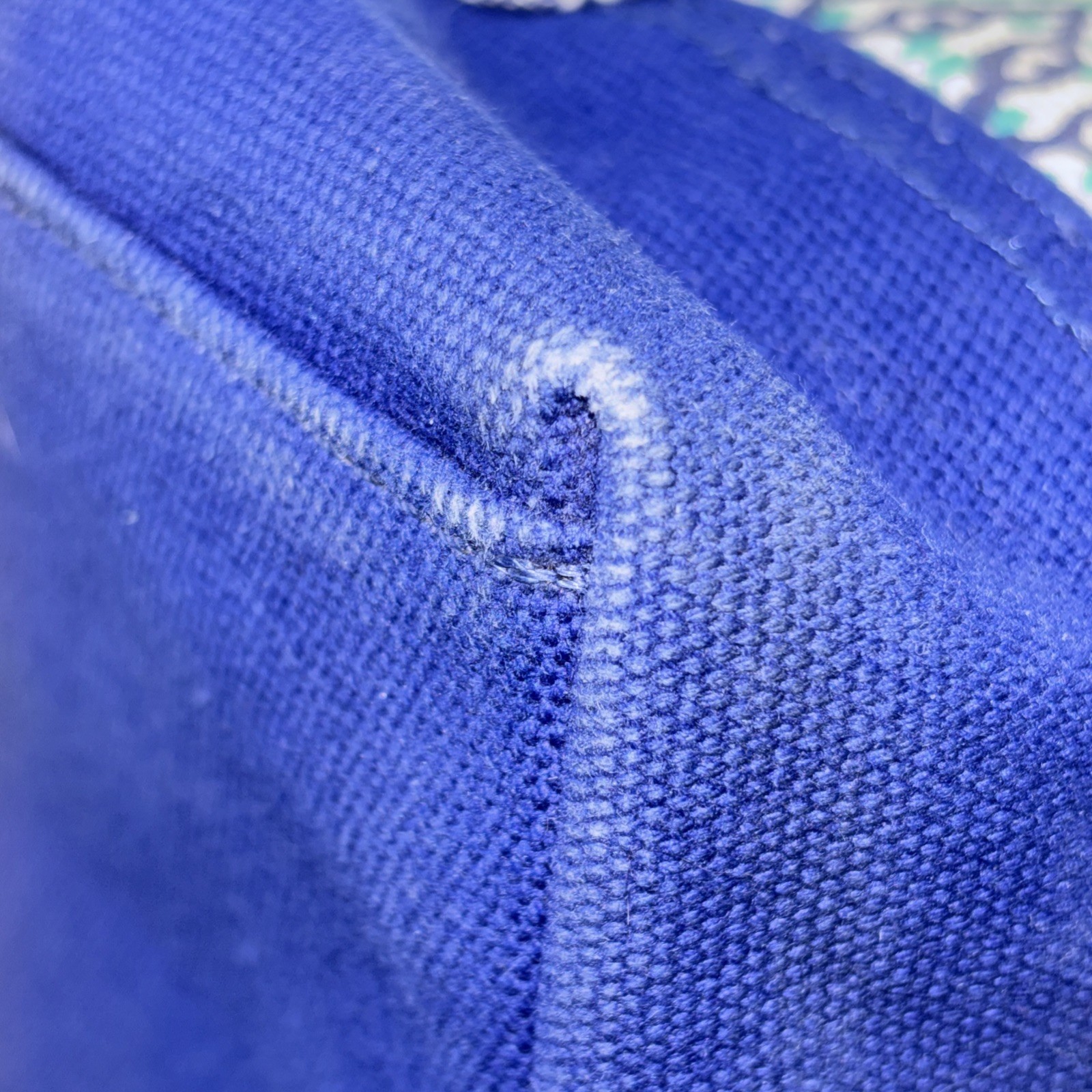 Vineyard Vines Cotton Drawstring Backpack Blue Te… - image 12