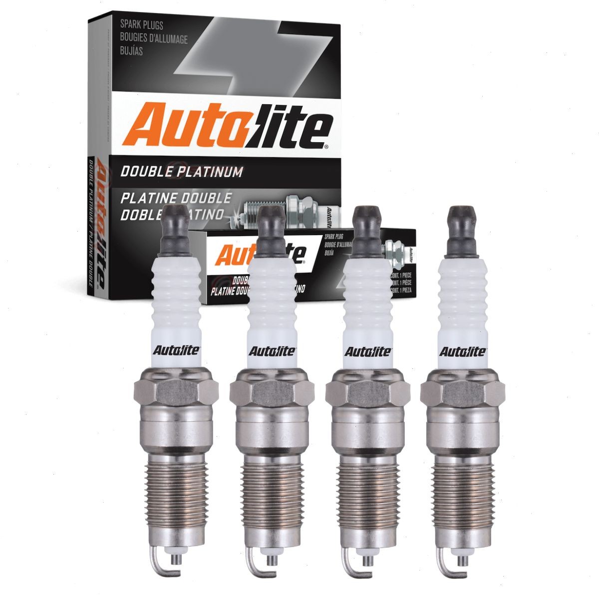 4 pc Autolite Double Platinum APP5143 Spark Plugs for 7407 7159 5614281 5070 ou