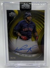 Topps 2022 Chrome Black David Ortiz #CBA-DO Autograph 36/50 Red Sox Baseball