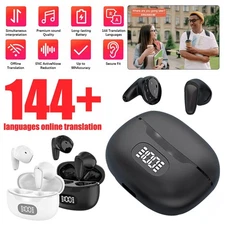 Translator Earbuds 144 Languages Two Way Real Time Smart Translation Earphones