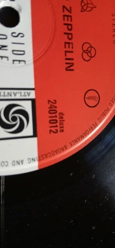 LP VINYL LED ZEPPELIN ALBUM 4 UNTITLED 2401012 UK 1ST PRESS'S VER 5 1971 EX+/NM-