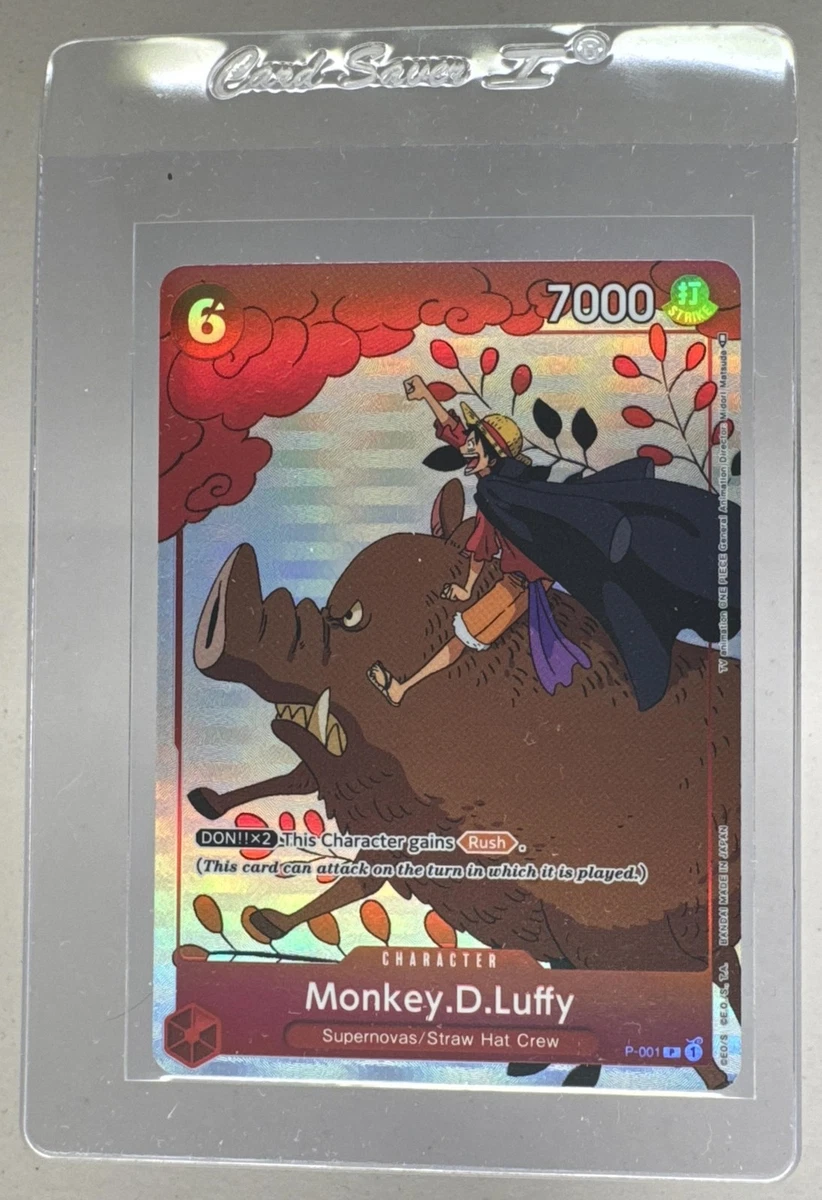 25+ Monkey.D.Luffy P-001 One Piece Promotion Cards for sale