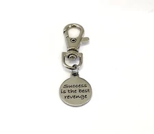 Motivational Charm, Sports Bag Charm, Success Is The Best Revenge